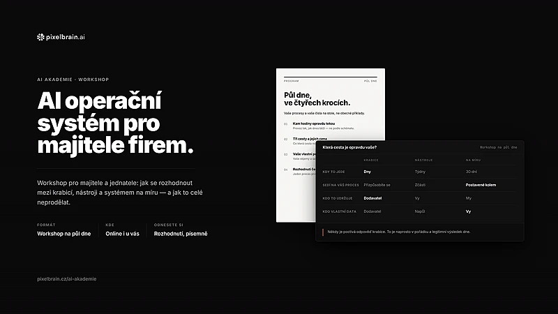 AI operační systém pro majitele firem